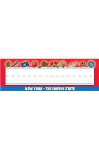 New York Nameplates - Pack of 36