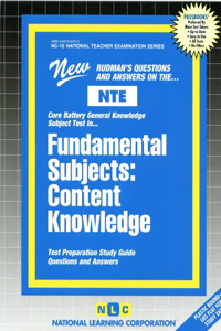 Fundamental Subjects: Content Knowledge