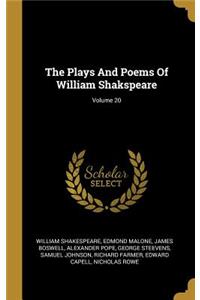 The Plays And Poems Of William Shakspeare; Volume 20