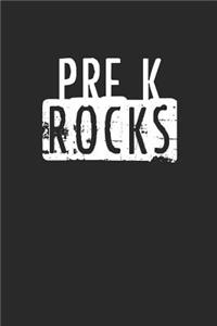 Back to School Notebook 'Pre-K Rocks' - Back To School Gift for Her and Him - Back to School Writing Journal