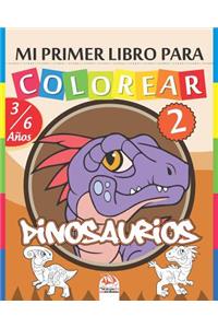 Mi primer libro para colorear - Dinosaurios 2