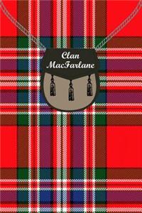 Clan MacFarlane Tartan Journal/Notebook