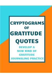 Cryptograms of Gratitude Quotes