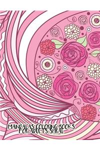 Mandalas Coloring Books For Adults Spiral