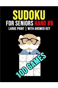 Sudoku For Seniors Hard #9 - 100 Games