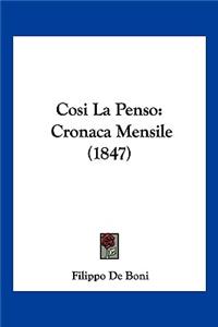 Cosi La Penso