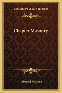 Chapter Masonry