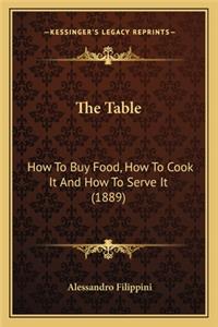 Table the Table: How to Buy Food, How to Cook It and How to Serve It (1889)