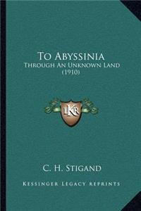 To Abyssinia