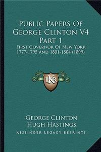 Public Papers of George Clinton V4 Part 1