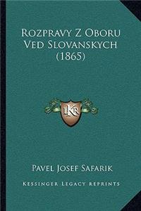 Rozpravy Z Oboru Ved Slovanskych (1865)