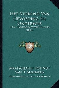 Het Verband Van Opvoeding En Onderwijs