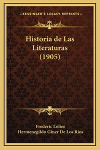 Historia de Las Literaturas (1905)