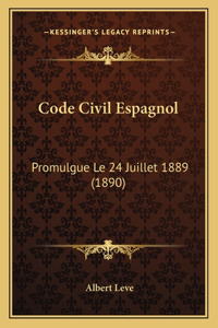 Code Civil Espagnol