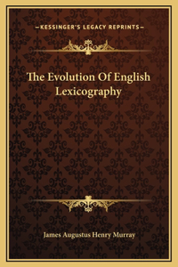 The Evolution Of English Lexicography