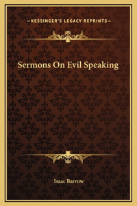 Sermons On Evil Speaking