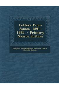 Letters from Samoa, 1891-1895