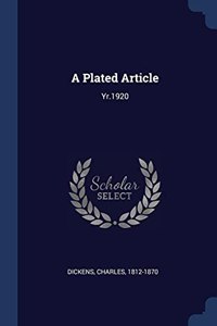 A PLATED ARTICLE: YR.1920