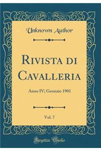 Rivista Di Cavalleria, Vol. 7