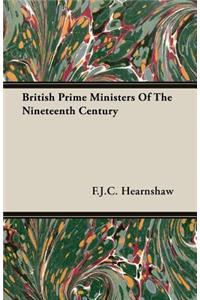 British Prime Ministers Of The Nineteenth Century