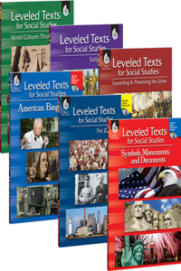 Leveled Texts for Social Studies Complete Set (6 Books)