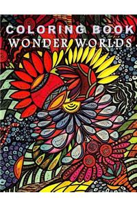 Coloring Book Wonder Worlds