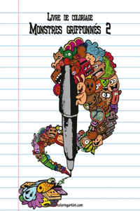 Livre de coloriage Monstres griffonnés 2