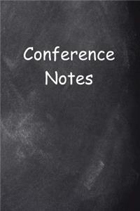 Conference Notes Chalkboard Design