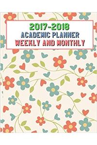 2017 Academic Planner Weekly and Monthly