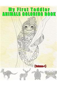 My First Toddler Animals Coloring Book
