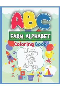 ABC Farm Alphabet Coloring Book