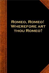 2020 Daily Planner Shakespeare Quote Wherefore Art Thou Romeo 388 Pages