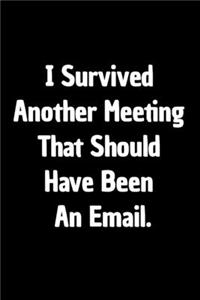I Survived Another Meeting That Should Have Been An Email