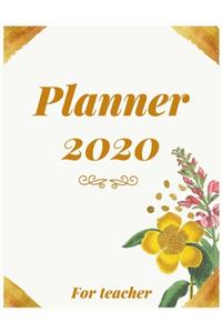 Planner 2020 for teacher