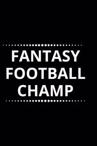 fantasy football champ