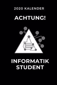 2020 Kalender Achtung Informatik Student