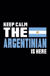 Argentinien Flaggen Notizbuch
