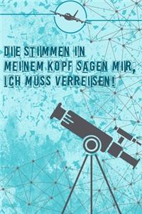 Die Stimmen in meinem Kopf sagen mir, Ich muss verreisen