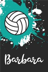 Barbara Volleyball Notebook