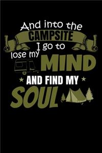 And Into The Campsite I Go To Lose My Mind and Find My Soul