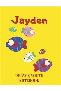 Jayden Draw & Write Notebook