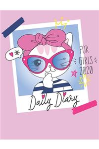 Daily Diary for Girls 2020