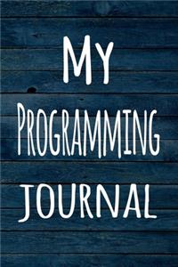 My Programming Journal
