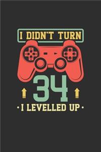 I Didn't Turn 34 I Levelled Up