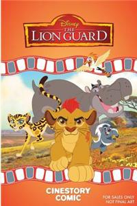 Disney The Lion Guard: The Traveling Baboon Show Cinestory Comic
