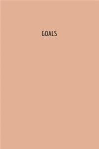 Goals Journal: Goals Journal for Women: Goals Journal Men: Goals Journal Planner