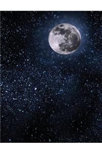 Moon Stars Notebook