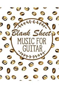 Blank Sheet Music for Guitar