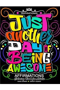 Inspirational Affirmations Coloring books