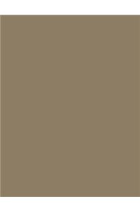 Khaki 101 - Blank with Fleur de Lis Corners Notebook: 101 Pages, 8.5 x 11, Journal, Soft Cover